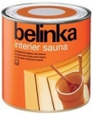 BELINKA INTERIER SAUNA (БЕЛИНКА ИНТЕРЬЕР САУНА) — бесцветная водная пропитка-лазурь для сауны, бани