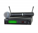 Микрофон SHURE SLX24/BETA58 проф.радиосистема.магазин.( не горбушка)