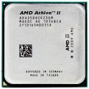 Процессор AMD Athlon II X2 250 - 3000 МГц, AM3, 2-х ядерный, Regor, 45 нм, 65 Вт