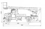   Автовышка Автомобиль на базе ЗИЛ-130 Установка "Торжок" Модель Т/С "АПТ-22 Телескопический в аренду.