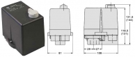 Реле  давления Condor  MDR 3 EN 60947-4-1 (IP 54  AC3 50/60Hz)